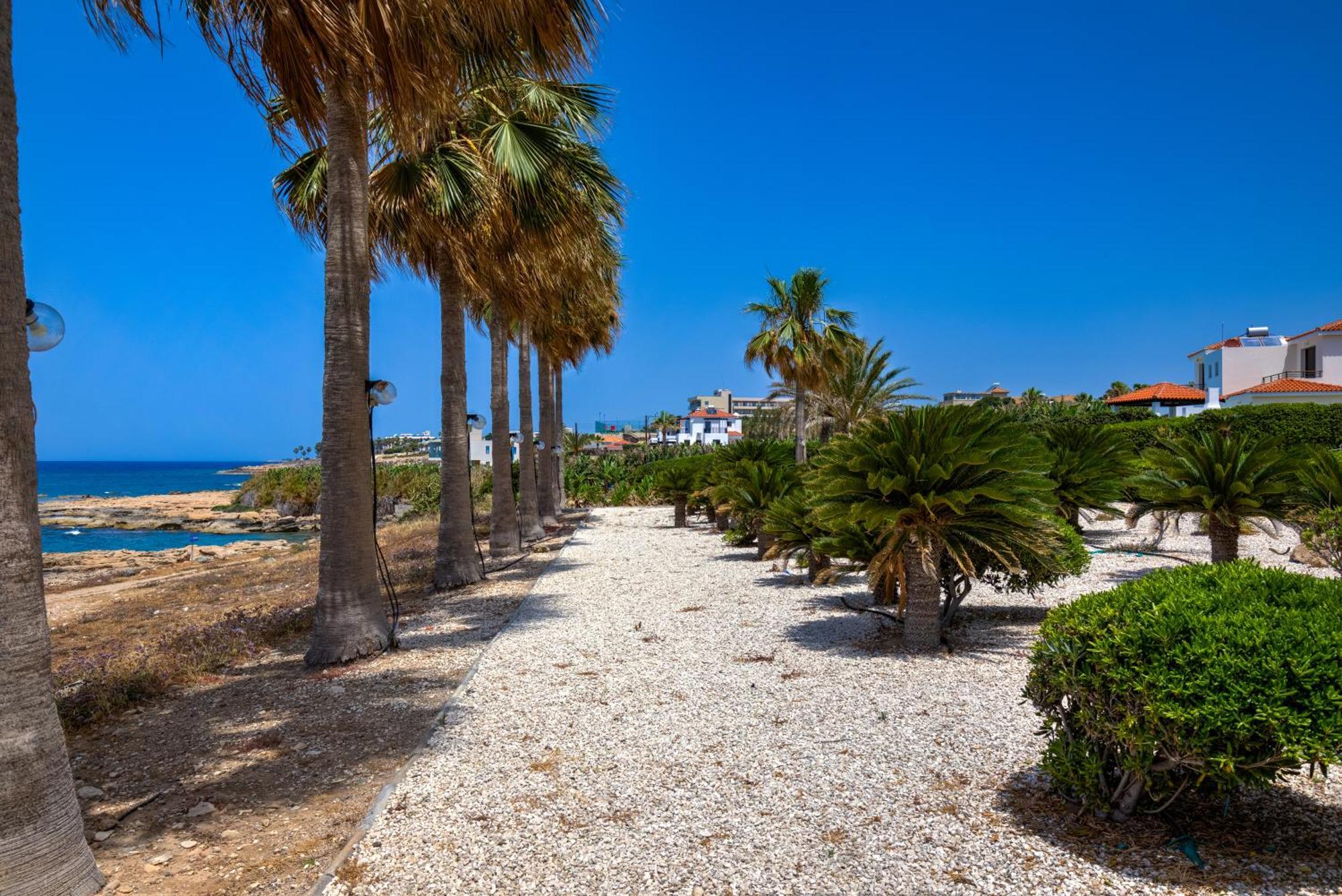 Platzia Beach Villas Paphos ภายนอก รูปภาพ